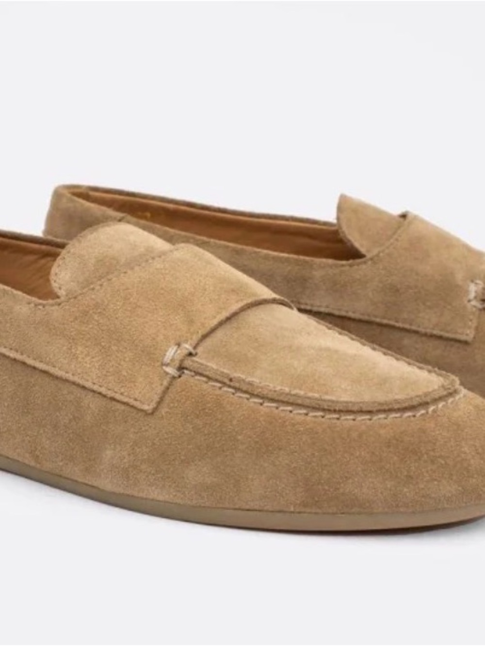 Brochu Walker Suede The Avalon Loafer in Antler - Picture 2 of 5